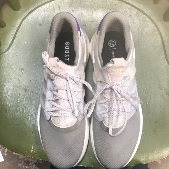 adidas Athletic Shoes - Gray and White - Picture 2 of 10